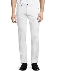 John Varvatos Star Usa Bowery Slim Fit Jeans Bone White