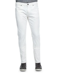 John Varvatos Star Usa Bowery Slim Fit Straight Jeans White