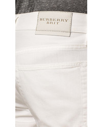 Burberry Straight Fit White Jeans