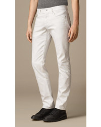 Burberry Straight Fit White Jeans