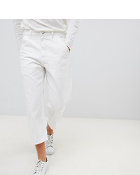 Noak Straight Leg Cropped Jeans In White