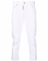 DSQUARED2 Straight Leg Cropped Jeans