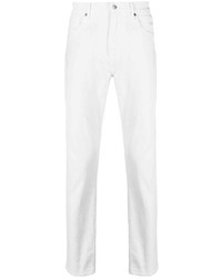 7 For All Mankind Straight Leg White Wash Jeans