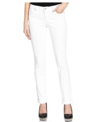 Style&co. Sco Skinny Ankle Jeans White Wash