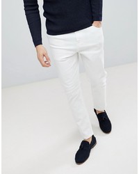 ASOS DESIGN Tapered Jeans In White