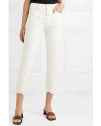 Madewell The Perfect Vintage Cropped High Rise Straight Leg Jeans