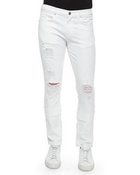 J Brand Tyler Deconstructed Slim Jeans