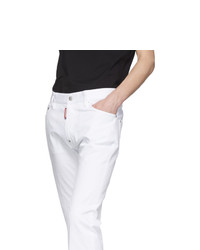 DSQUARED2 White Bootcut Jeans