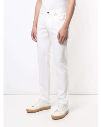 D'urban White Chino Trousers