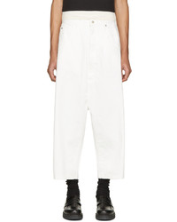 Kidill White Cropped Jeans