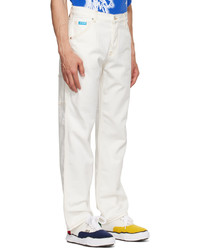 Advisory Board Crystals White Fit C Painter Jeans