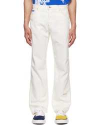 Advisory Board Crystals White Fit C Painter Jeans