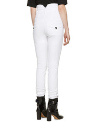 Isabel Marant White High Rise Marvin Jeans