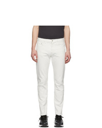 Jeanerica White Organic Tm005 Tapered Jeans