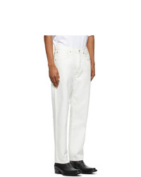 Acne Studios White Straight Fit Jeans