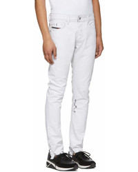 Diesel White Tepphar Jeans