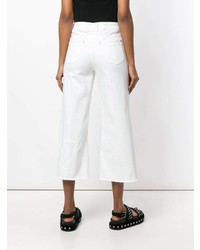 RED Valentino Wide Leg Cropped Jeans