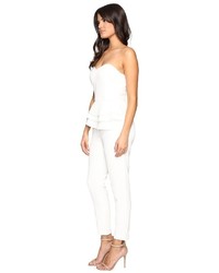 Adelyn Rae Adelyn R Tube Jumpsuit With Ruffle Peplum Jumpsuit Rompers One Piece