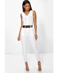 Boohoo Lila Tailored Stretch Jumpsuit