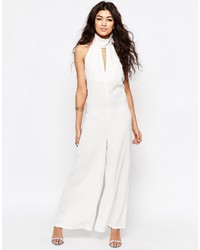 Never Fully Dressed Halterneck Jumpsuit With Cut Out Detail