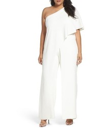 Adrianna Papell One Shoulder Jumpsuit