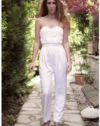 Carnet de Mode Parisian Runaway Jumpsuit Cashmere White