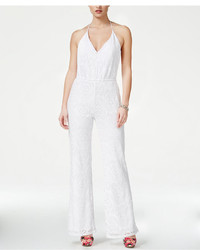 GUESS Sara Crocheted Halter Jumpsuit