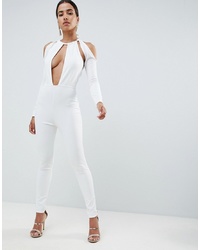In The Style Sarah Ashcroft Cut Out Plunge Jumpsuit