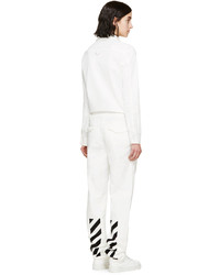 Off-White Ssense White Striped Jumpsuit