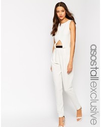 Asos Tall Tailored Jumpsuit With Metal Bar