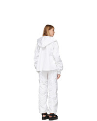 Hyein Seo White Detachable Jacket Jumpsuit