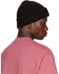 Norse Projects Brown Wool Beanie