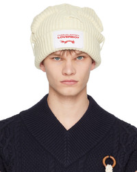 Charles Jeffrey Loverboy Off White Chunky Ears Beanie