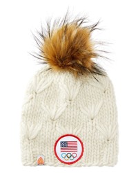 SHT THAT I KNIT Sht That I Knit The Us Olympics Beanie In White Lie At Nordstrom