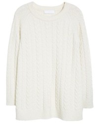 Co Cable Knit Cashmere Blend Sweater