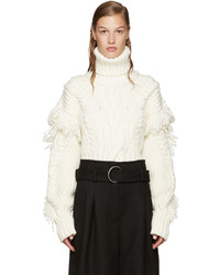 Off-White Cable Knit Sweater