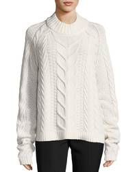 Robert Rodriguez Fisherman Cable Knit Wool Cashmere Sweater