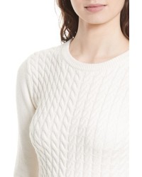 Ted Baker London Mereda Cable Knit Peplum Sweater