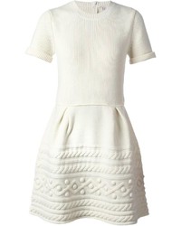 Leia dynasti Vedholdende RED Valentino Patterned Knit Dress, $641 | farfetch.com | Lookastic