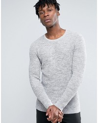 Selected Homme 100% Cotton Crew Neck Texture Knitted Sweater