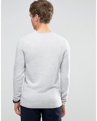 Selected Homme Crew Neck Ribbed Knit