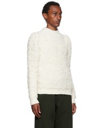 Dries Van Noten Off White Nylon Sweater