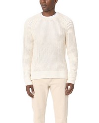 Vince Open Knit Crew Neck Sweater