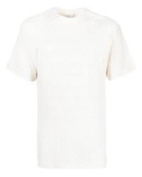 MOUTY Chevron Knit Cotton T Shirt