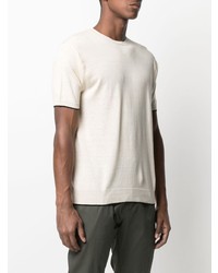 Low Brand Contrasting Detail Knitted T Shirt