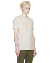 A.P.C. Gray Vpc H T Shirt