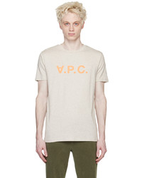 A.P.C. Gray Vpc H T Shirt