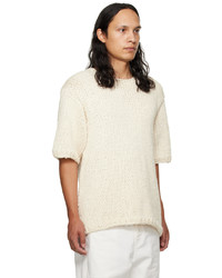 COMMAS Off White Hand Knitted T Shirt