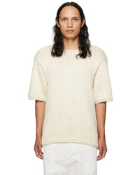 COMMAS Off White Hand Knitted T Shirt
