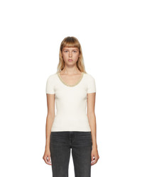 Alexander Wang Off White Trapped Chain T Shirt